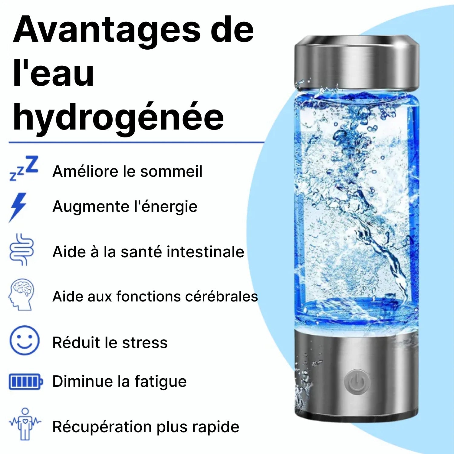 [OFFRE 1+1 GRATUIT] HyroXper Gourde Eau Hydrogénée