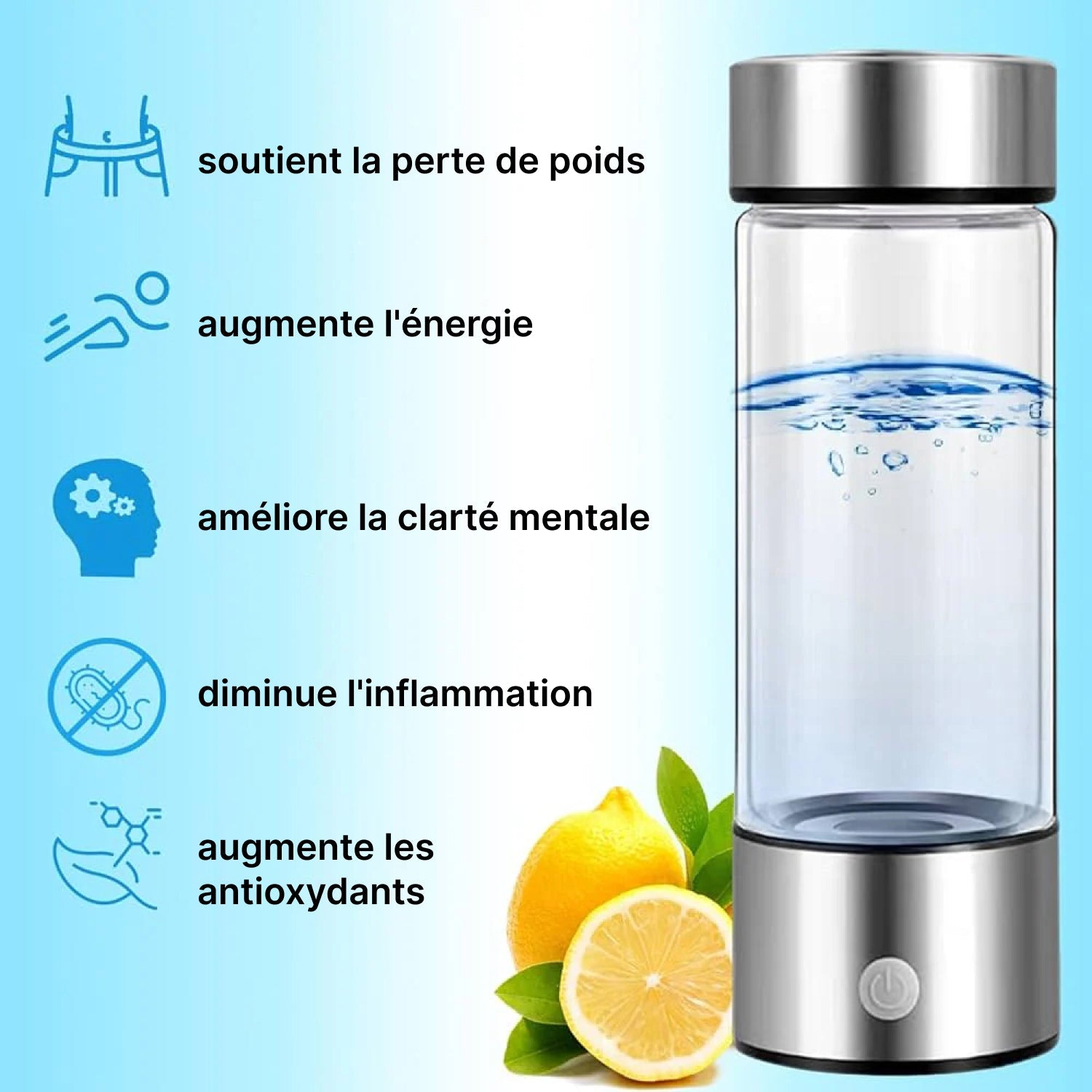 [OFFRE 1+1 GRATUIT] HyroXper Gourde Eau Hydrogénée