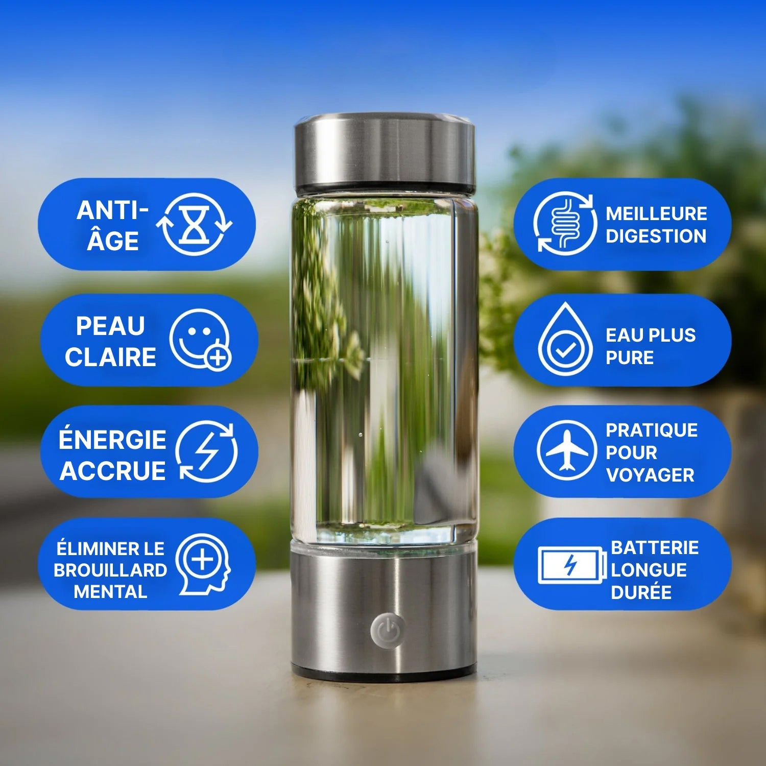 [OFFRE 1+1 GRATUIT] HyroXper Gourde Eau Hydrogénée