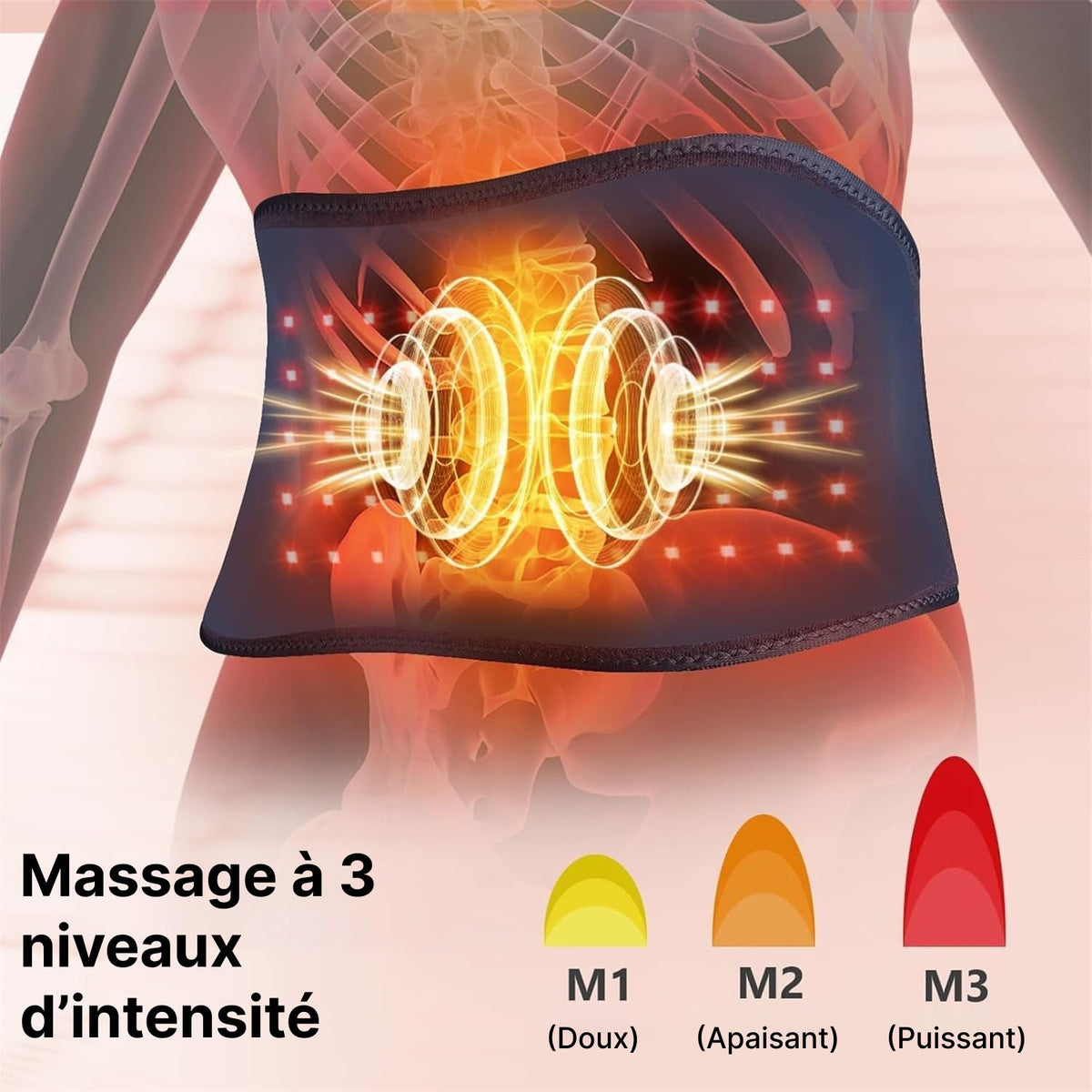 LumiHeava Ceinture Lumière Rouge