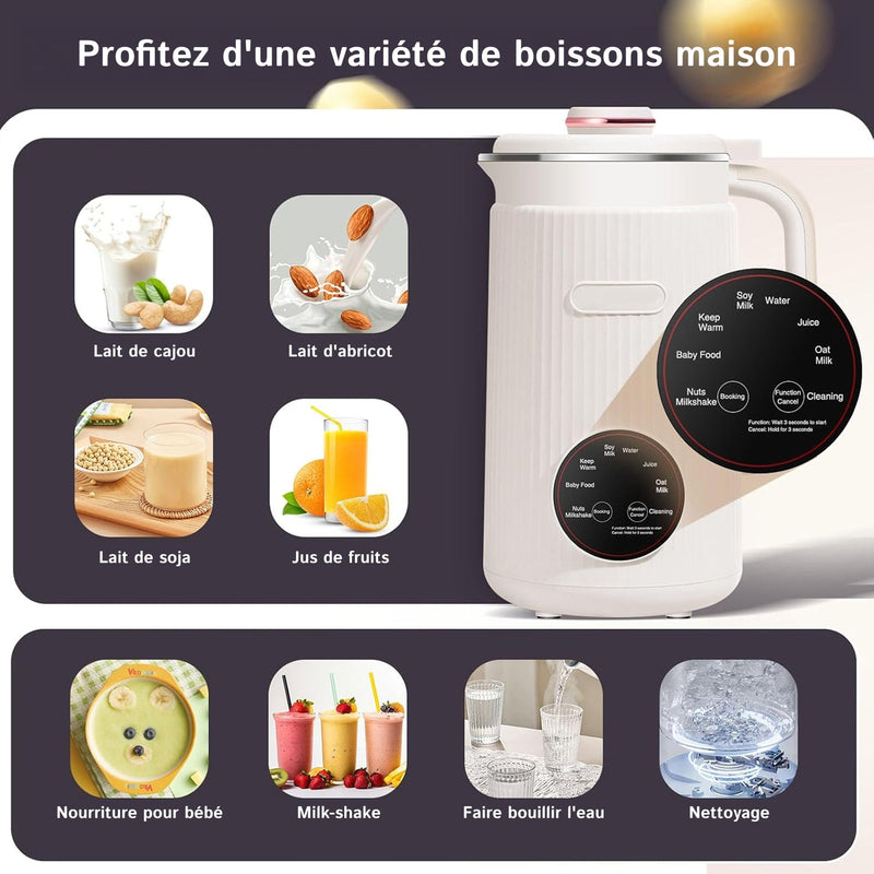 Milkonekt Appareil Pour Faire Du Lait Vegetal