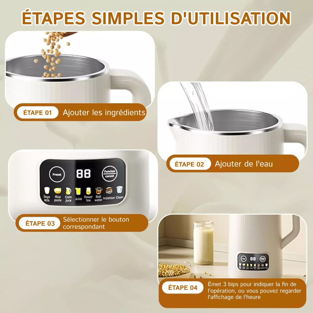 Nutebost Machine À Lait Végétal Avec Filtre