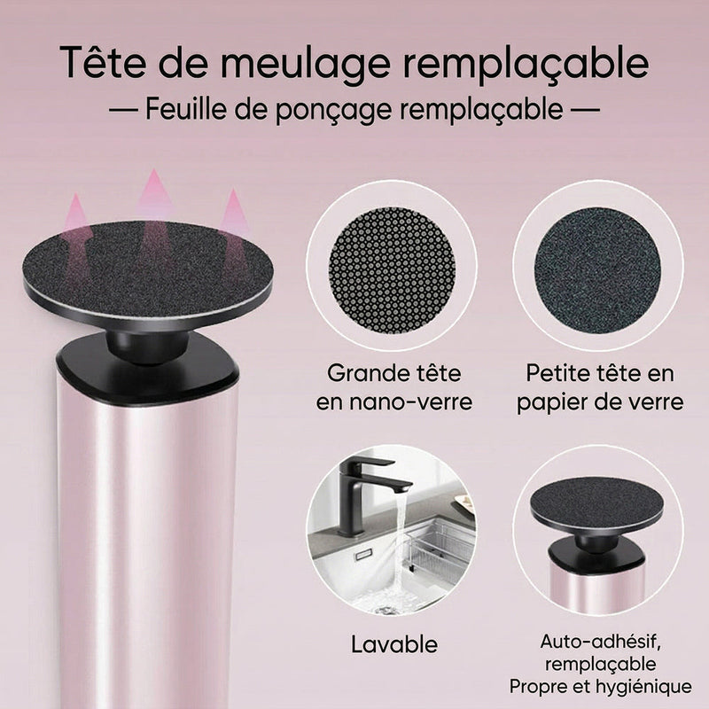 PediLuxid Râpe Électrique Pied Puissante