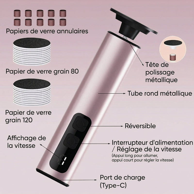 PediLuxid Râpe Electrique Pieds