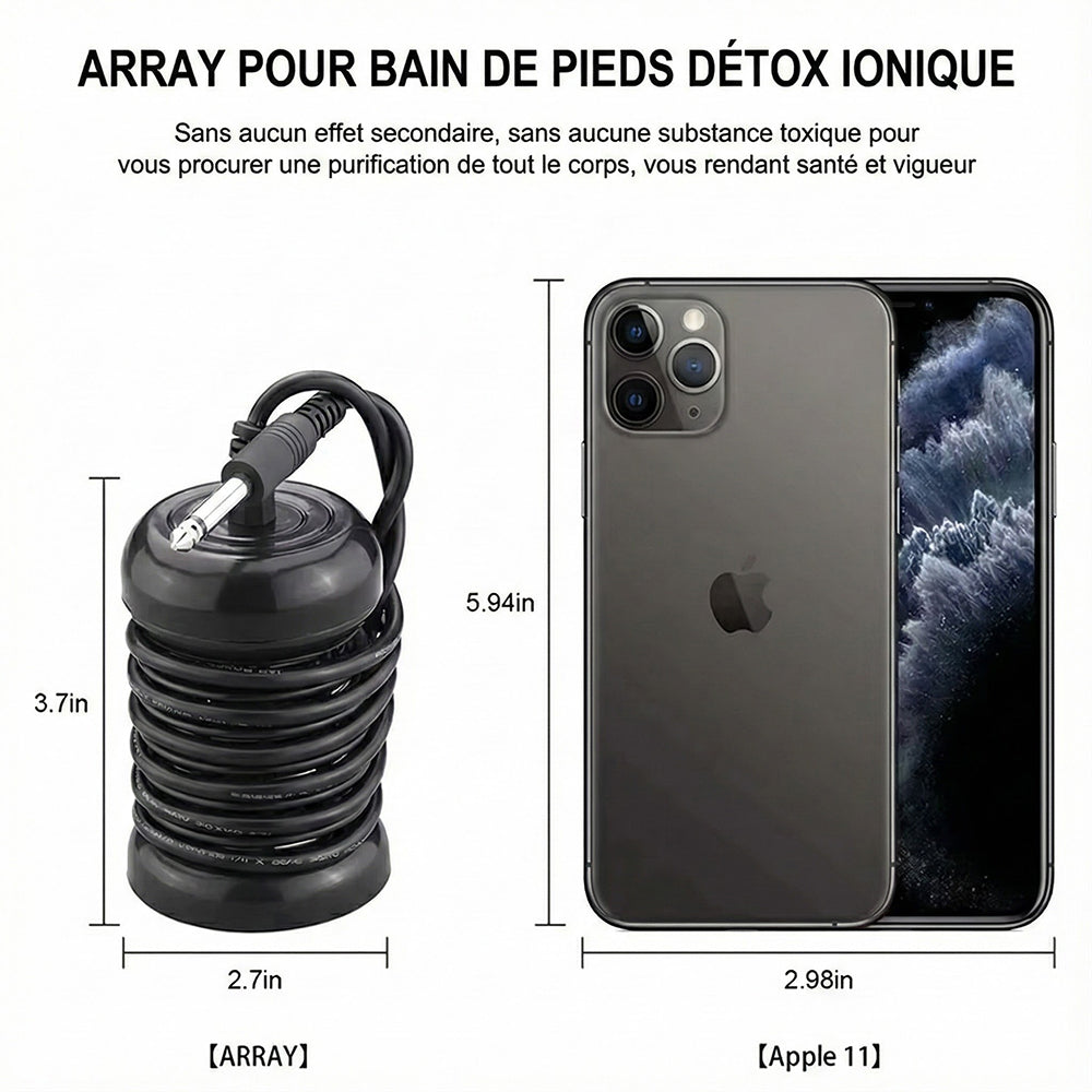 PureSolek Bain de Pieds Ionique Détox