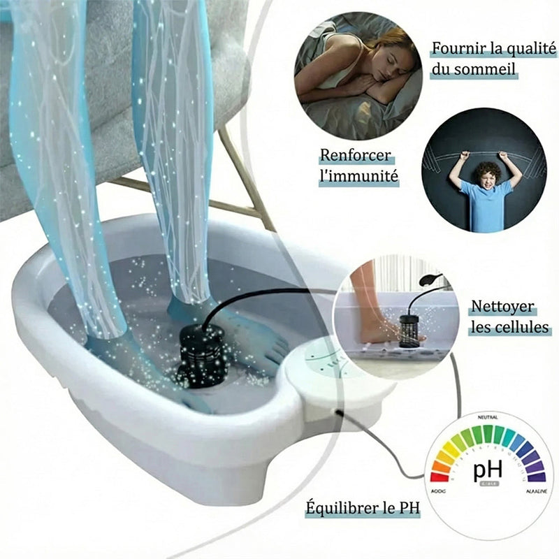 PureSolek Bain de Pieds Ionique Détox
