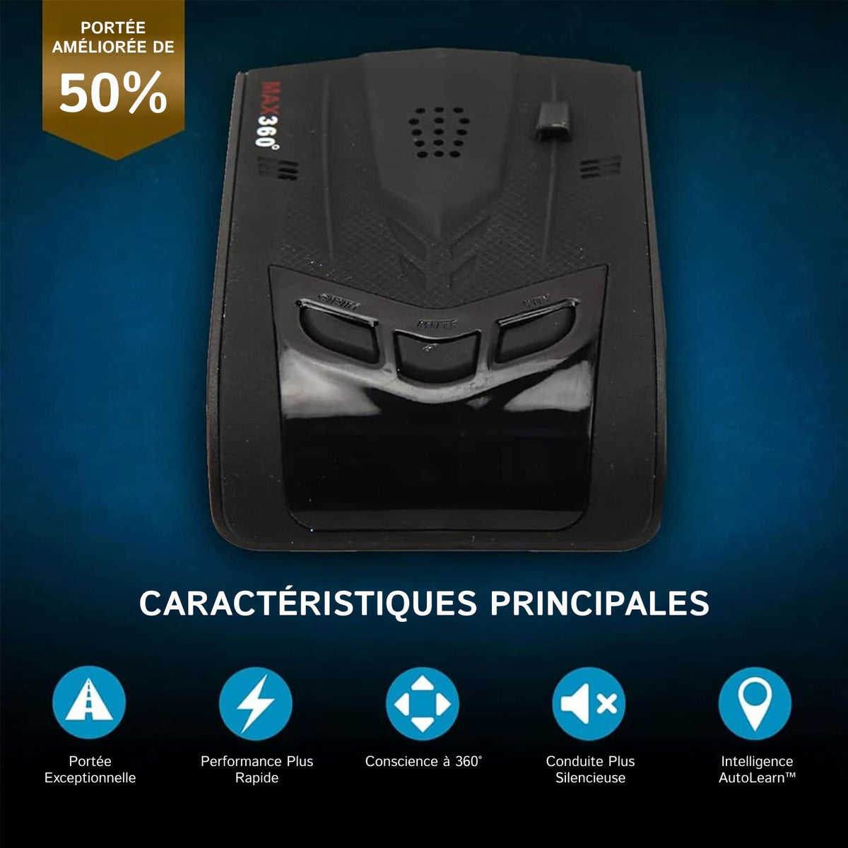 RadaFirt Détecteur Radar Voiture