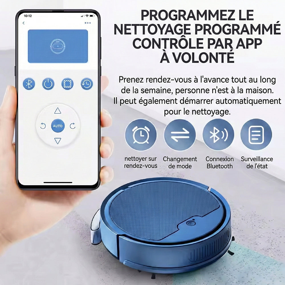 Shynexbo Robot Aspirateur Et Laveur