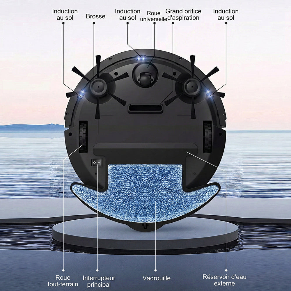 Shynexbo Robot Aspirateur Et Laveur