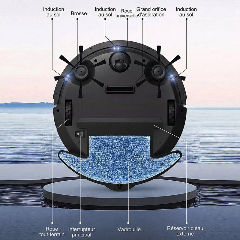 Shynexbo Robot Aspirateur Et Laveur