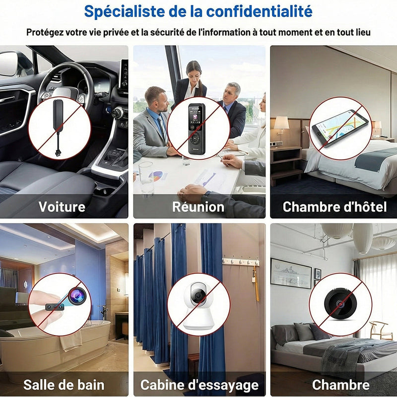 SnifRect Détecteur de Vaméra et Micro