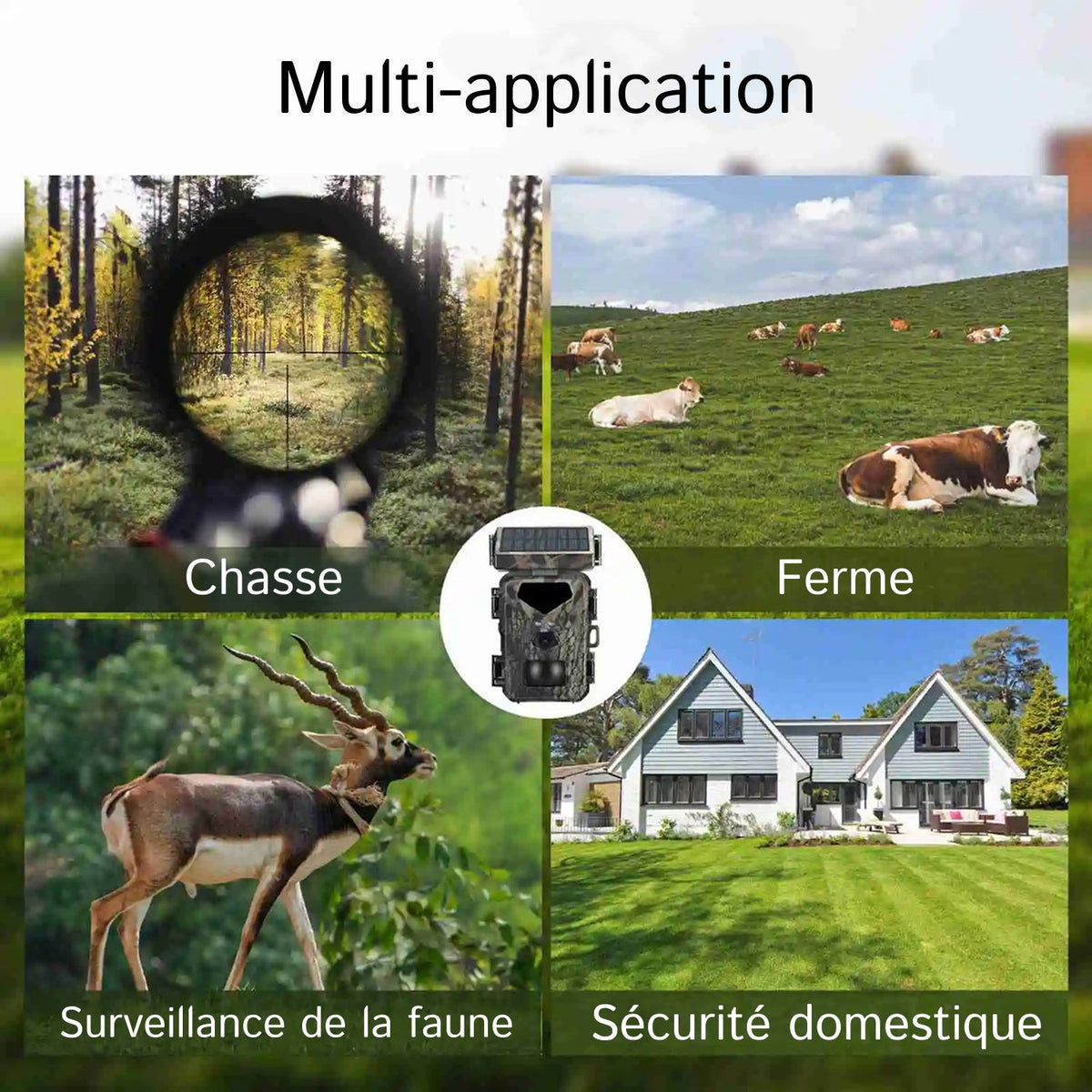 SolCamark Caméra de Chasse Solaire