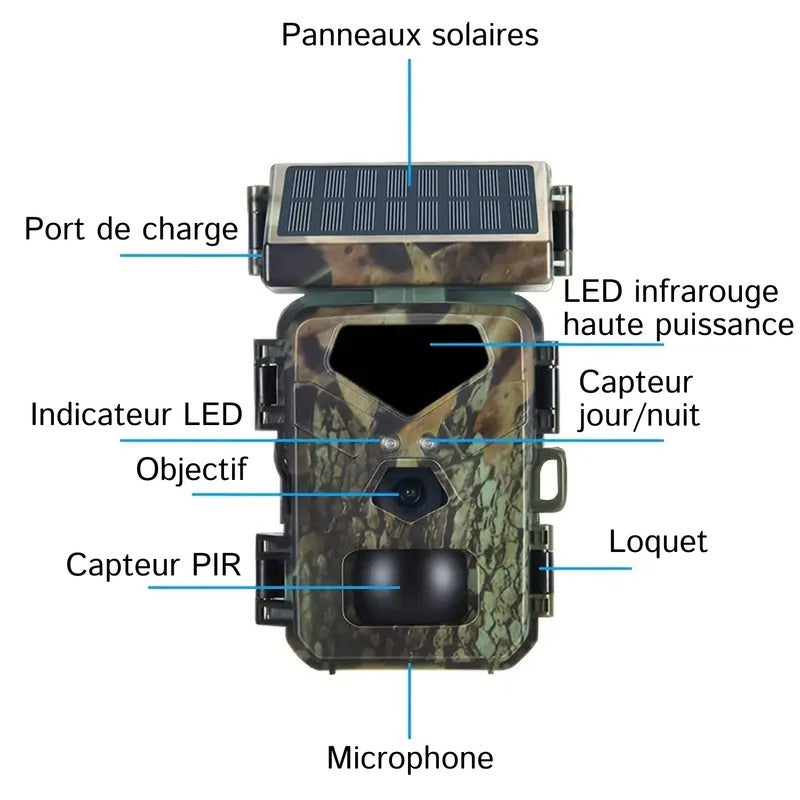 SolCamark Caméra de Chasse Solaire