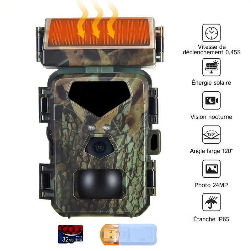 SolCamark Caméra de Chasse Solaire