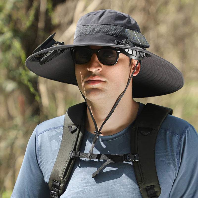SolaFleky Chapeau Ventilateur Solaire