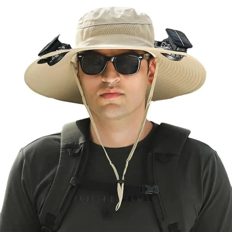 SolaFleky Chapeau Ventilateur Solaire