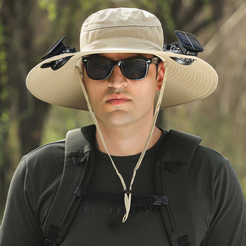 SolaFleky Chapeau Ventilateur Solaire
