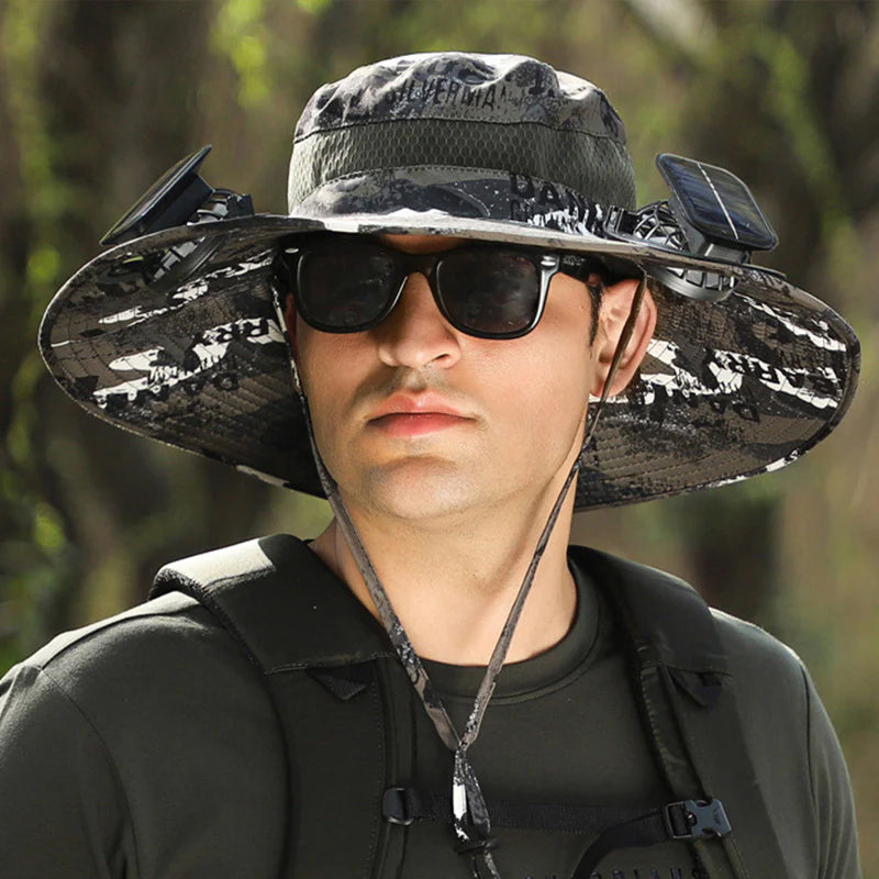 SolaFleky Chapeau Ventilateur Solaire