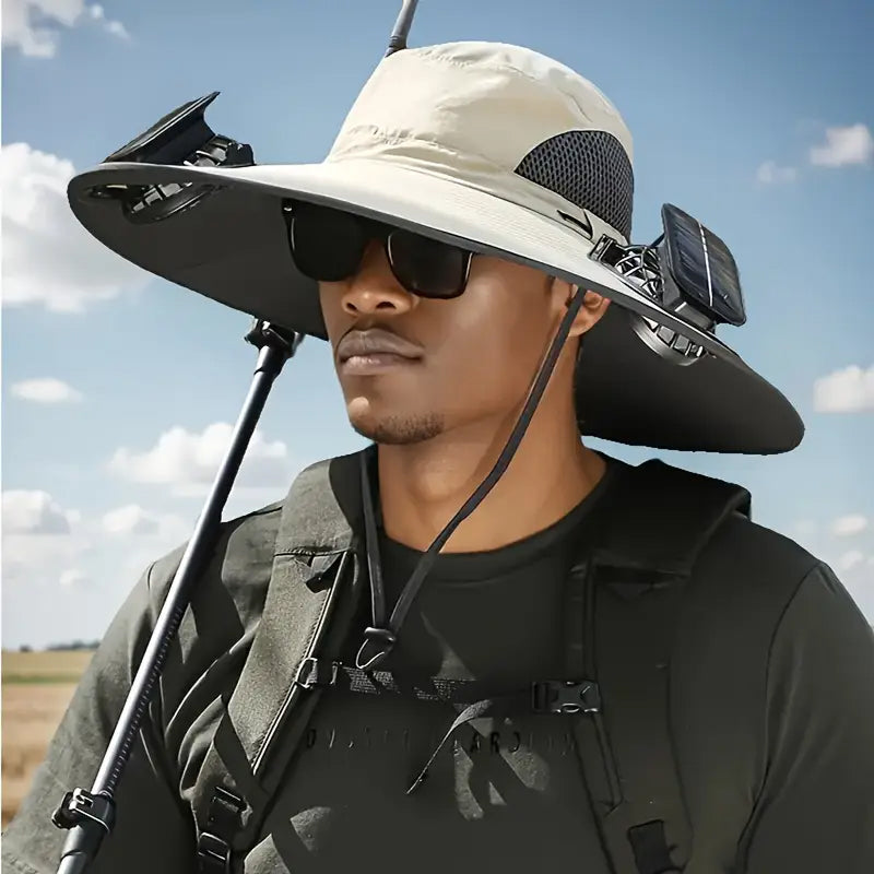 SolaFleky Chapeau Ventilateur Solaire