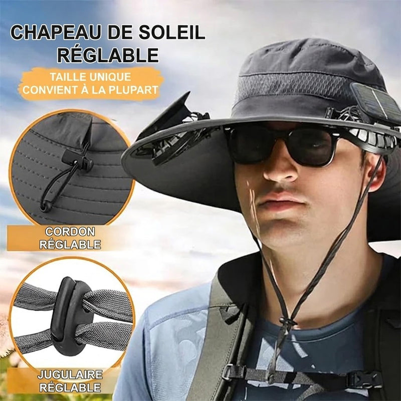 SolaFleky Chapeau Ventilateur Solaire