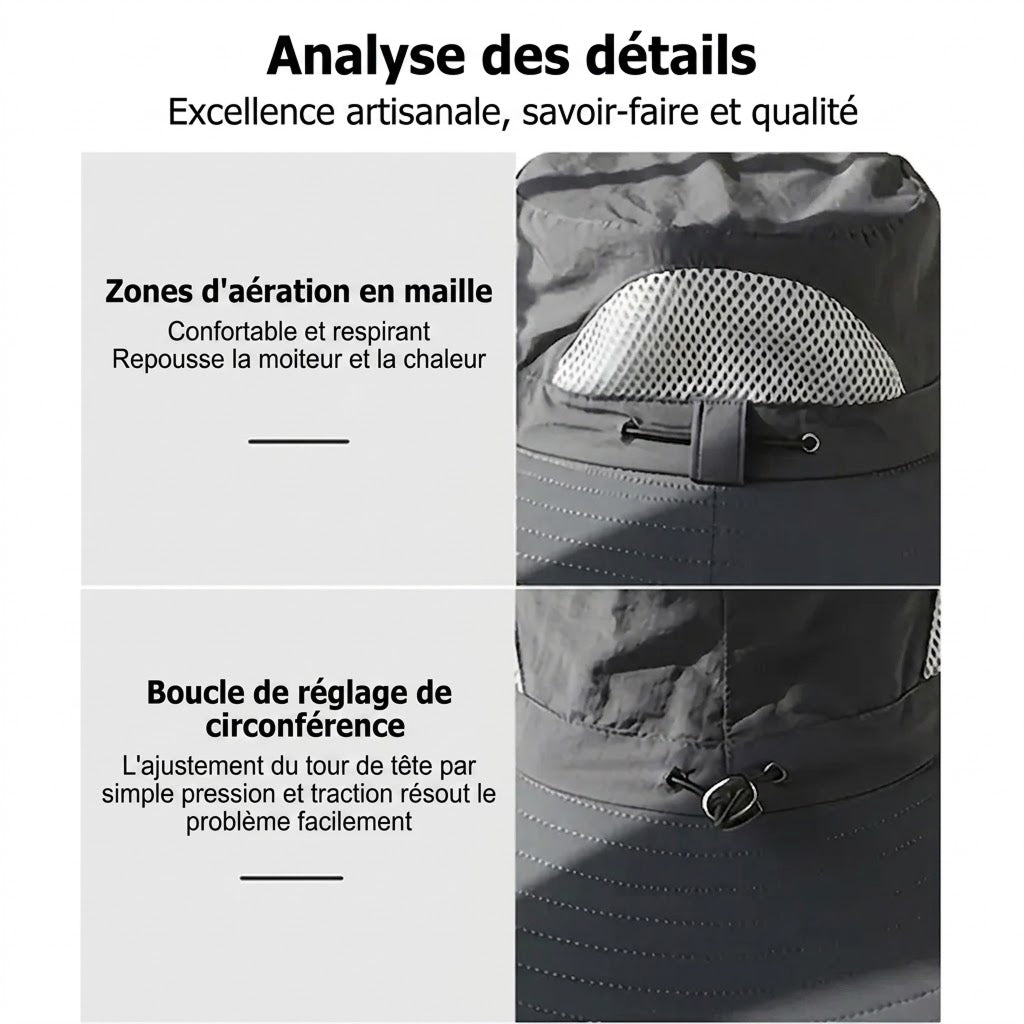 SolaFleky Chapeau Ventilateur Solaire