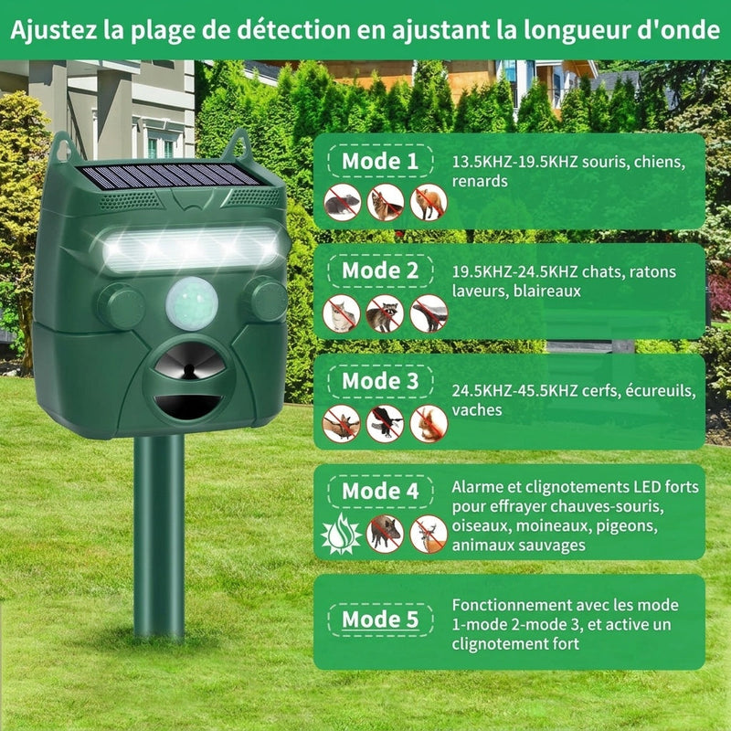 SonikVex Répulsif Chevreuil Ultrason