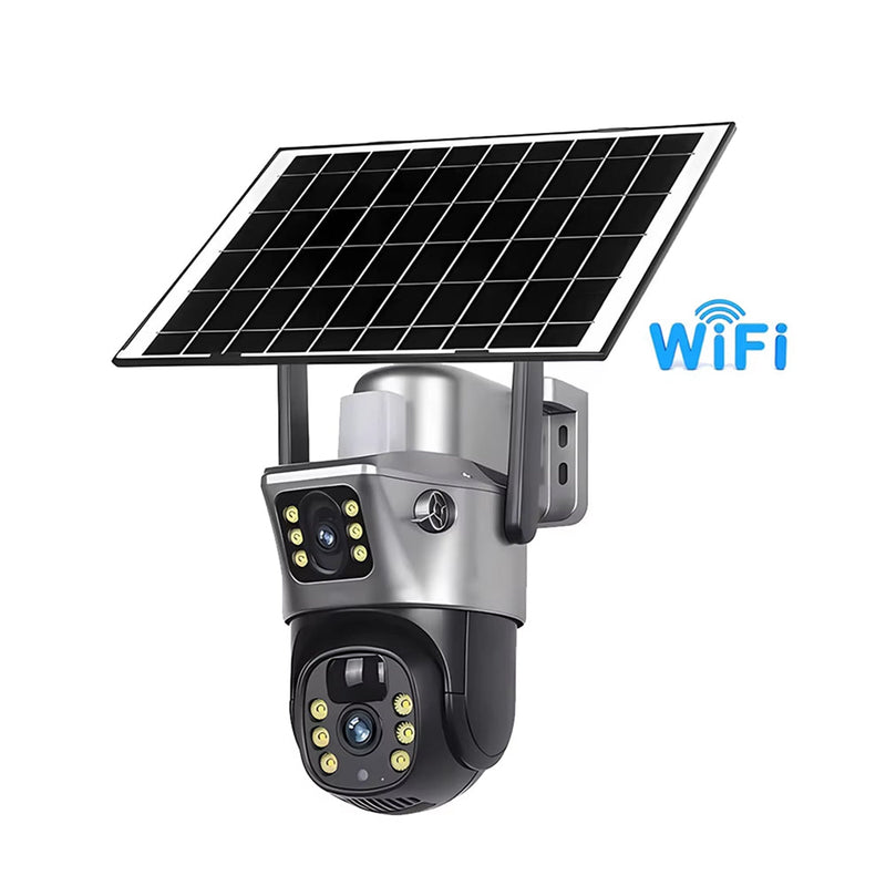 SuniXpert V2 Camera de Surveillance Extérieure Solaire