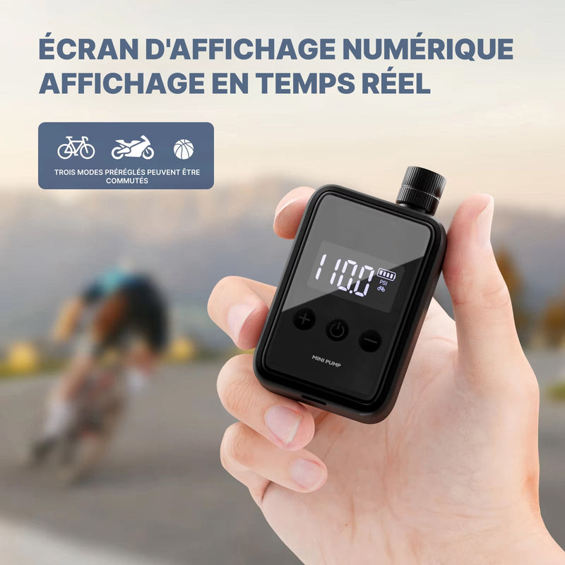 Tyrisclix Pompe à Vélo