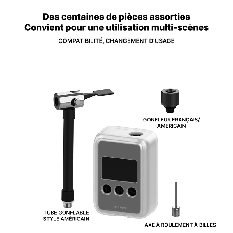 Tyrisclix Pompe à Vélo
