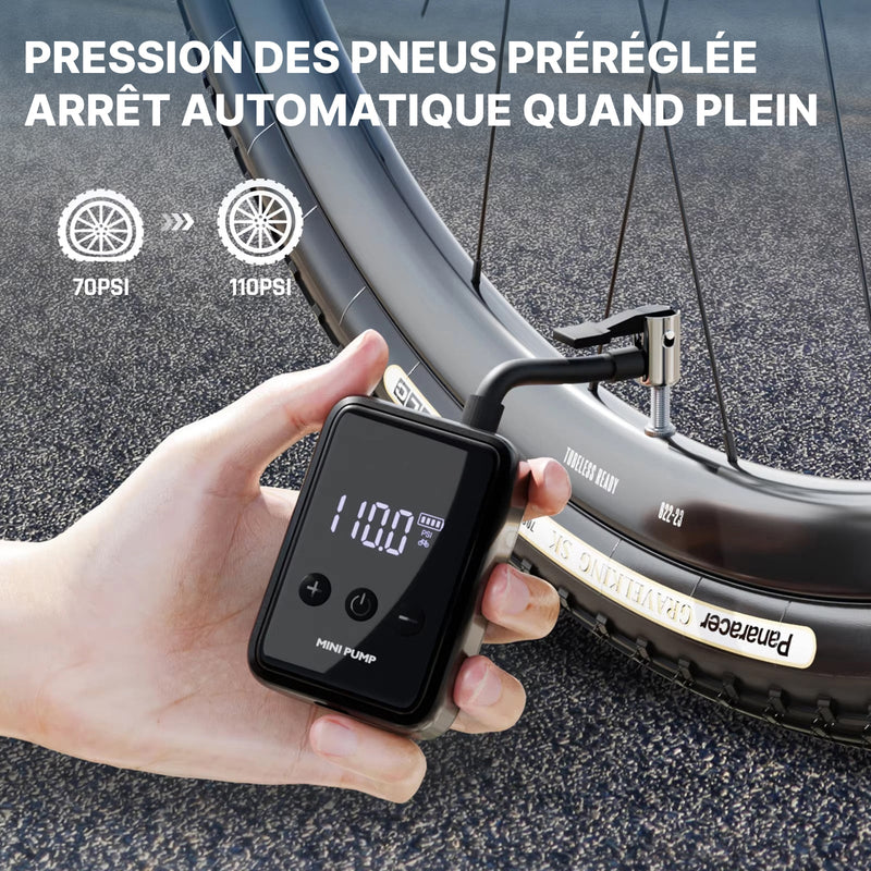 Tyrisclix Pompe à Vélo