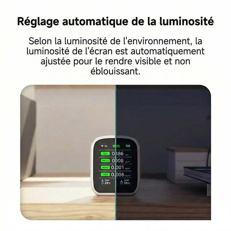 VeniAirs Moniteur de Qualité de L'Air