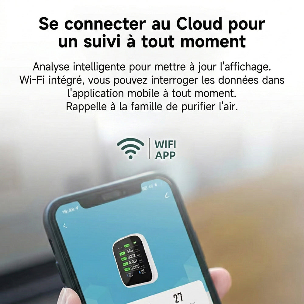 VeniAirs Moniteur de Qualité de L'Air