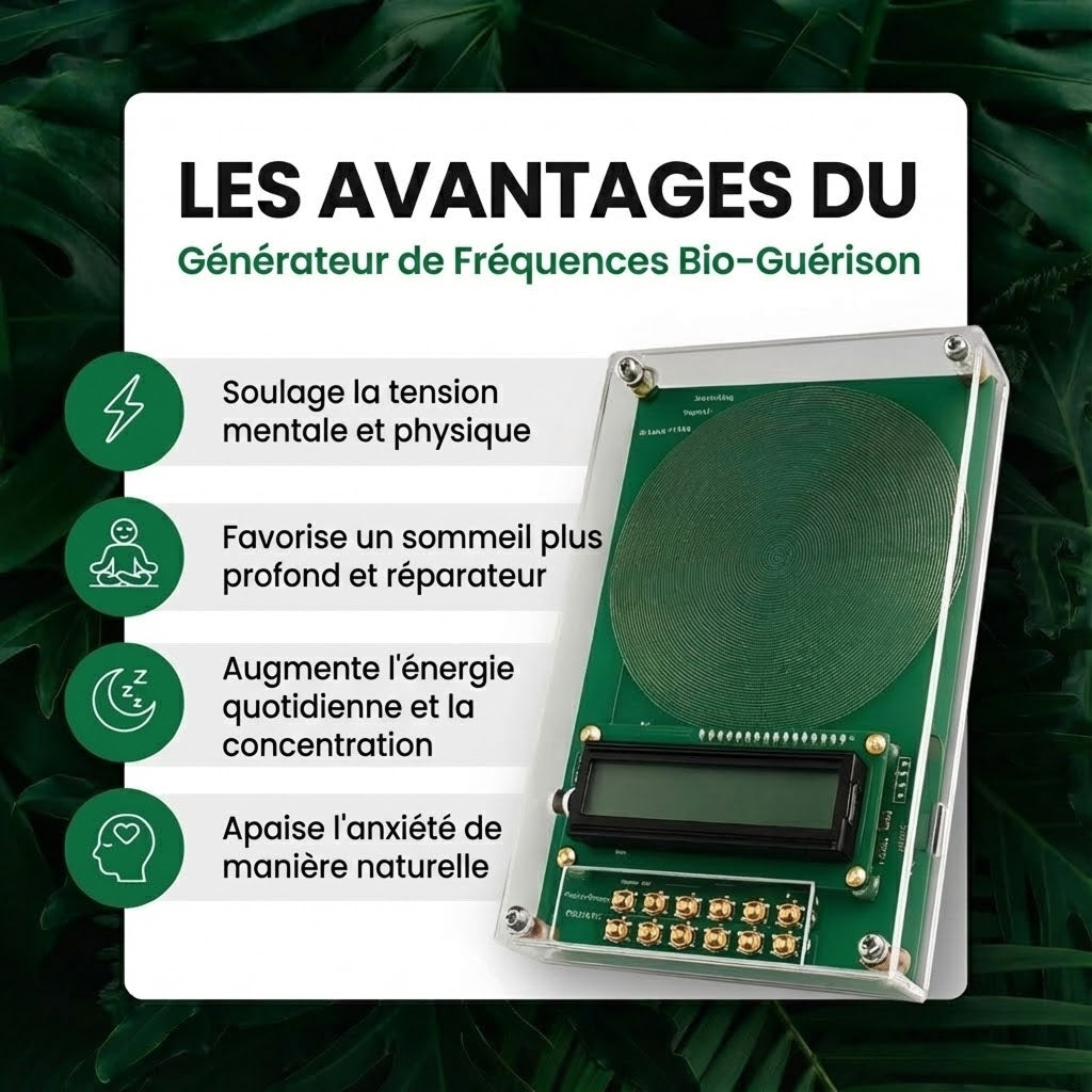 VimexCare Générateur De Fréquence Pour La Guérison & Bien-Être