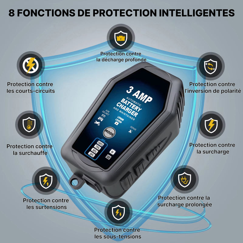 Voltebax Mainteneur de Charge Batterie Voiture