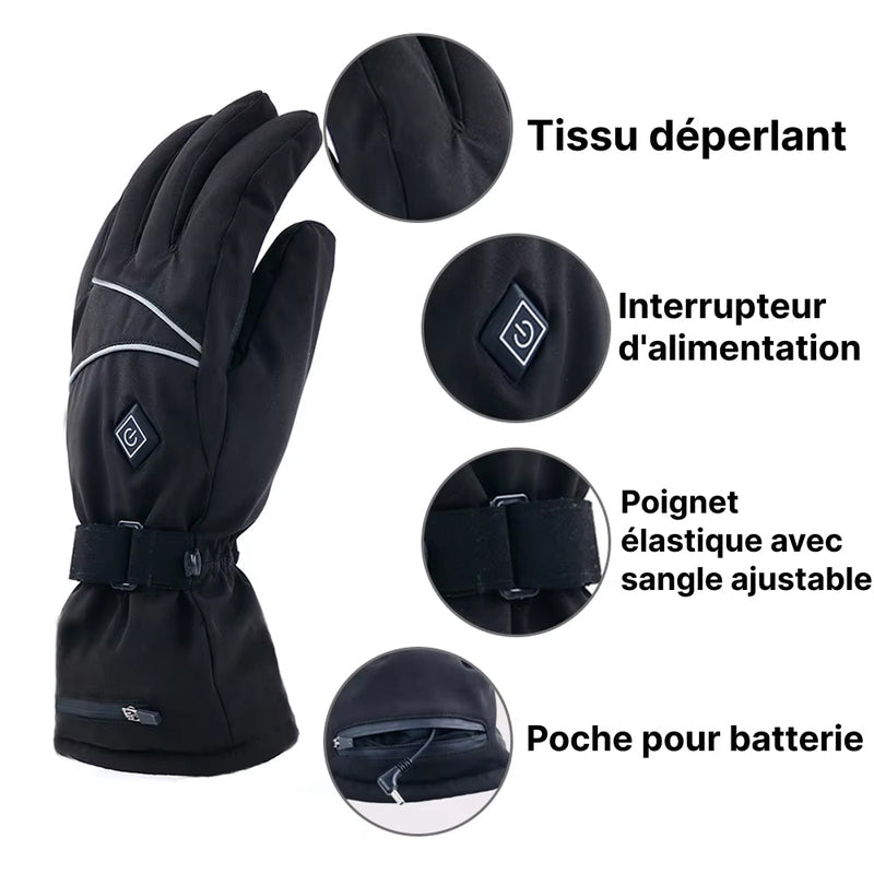 WarmMitz Gants Chauffants