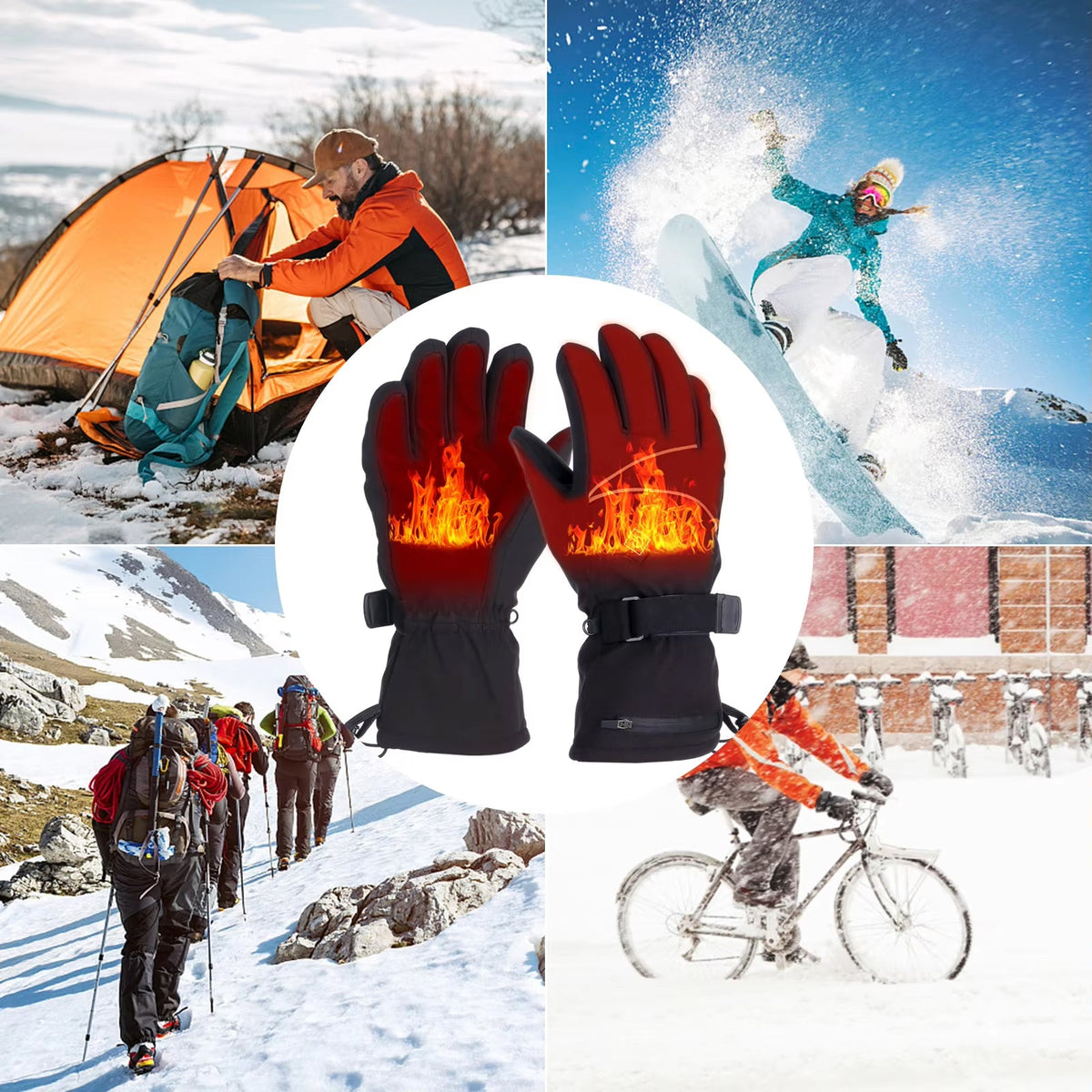 WarmMitz Gants Chauffants