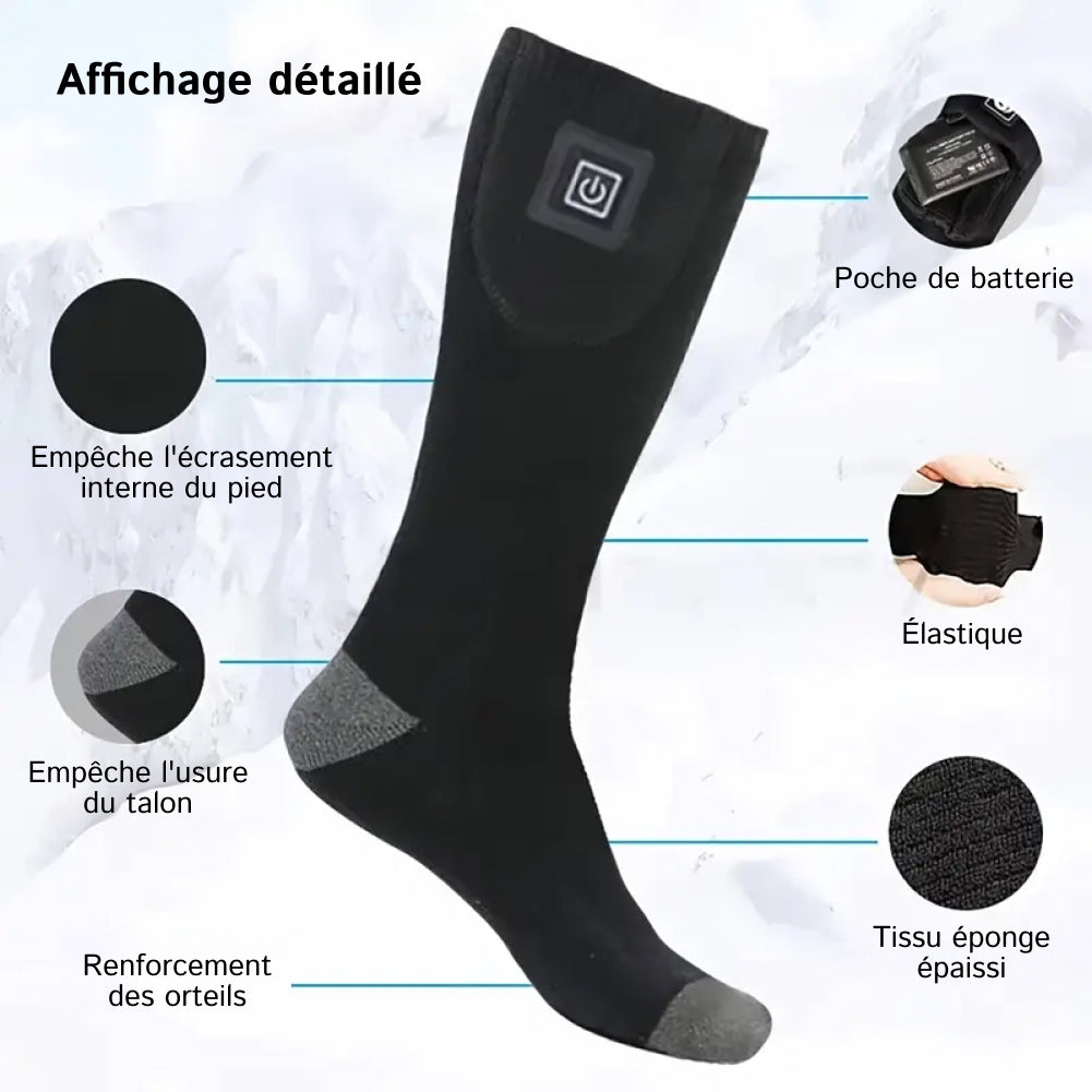 WarmiFud Chaussettes Chauffantes