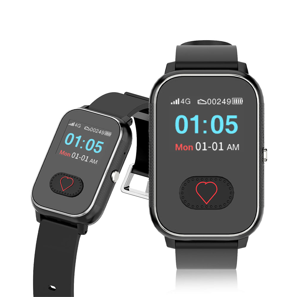 Watliqox V2 Montre Connectée Détection Chute