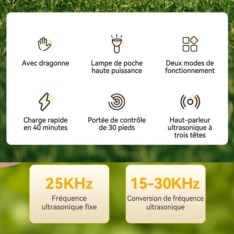 Zentunix Dispositif Anti Aboiement Ultrason