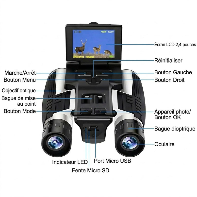 Zoomastor Jumelle Avec Camera